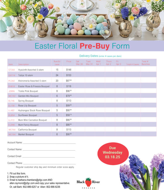 Easter Floral PreBuy