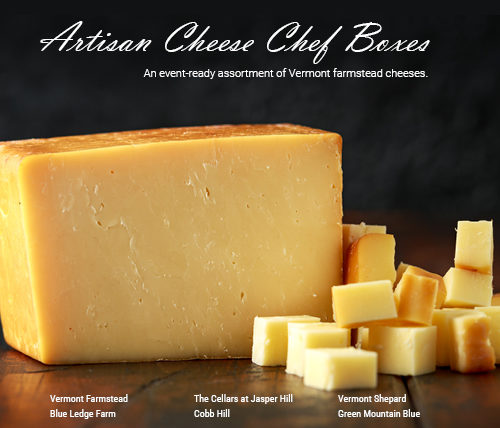 Vermont Farmstead Cheese chef box cheddar blocks